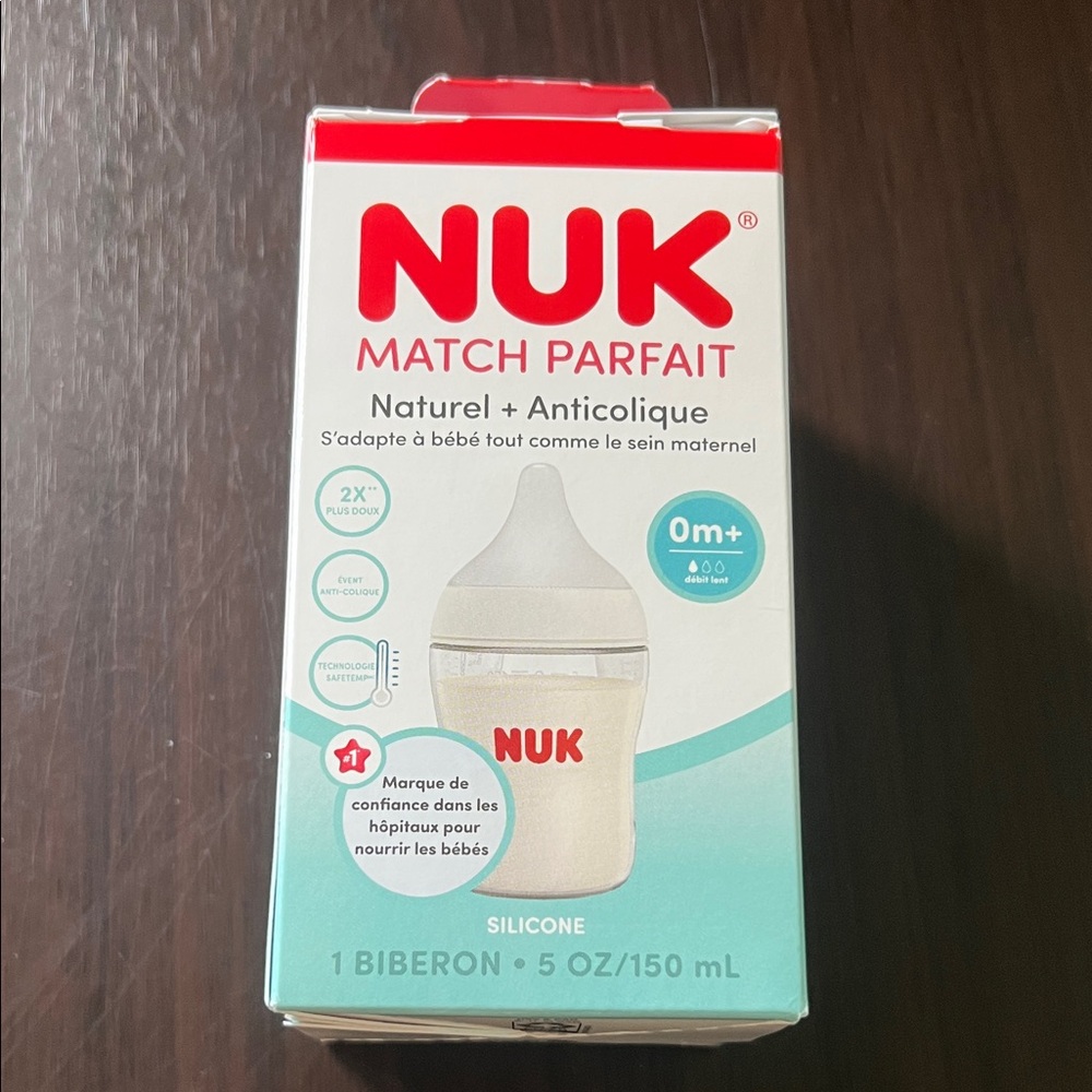 NUK Silicone Baby Bottle 5 oz